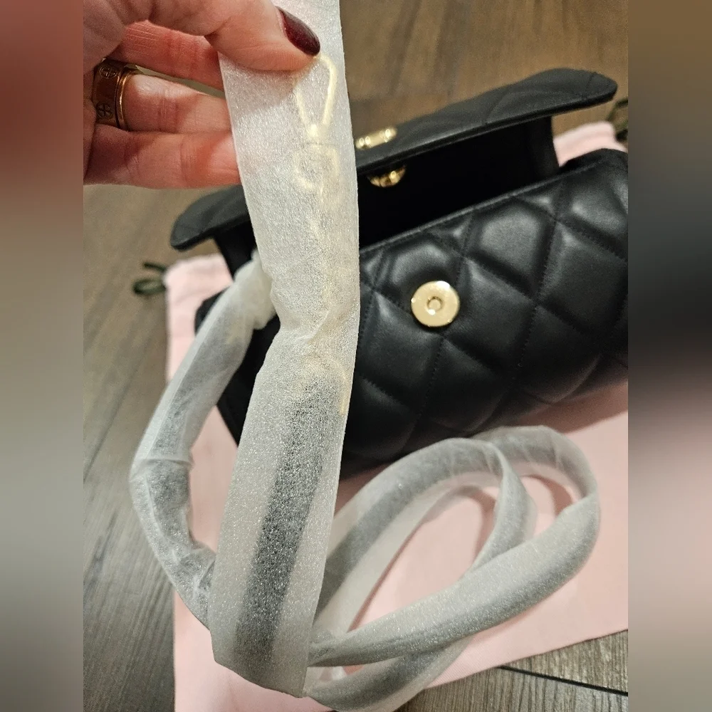 NWT ♠️ Kate Spade Heart 3D Barrel Quilted Leather Specialty Bag+Dusty $429